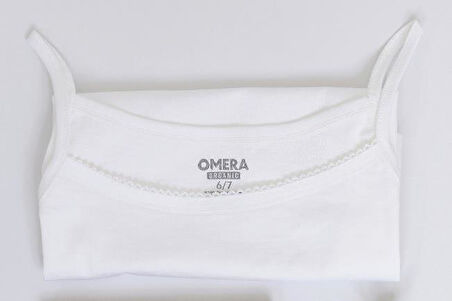 Omera Organik Kumaş Kız Çocuk İp Askılı Atlet 5003