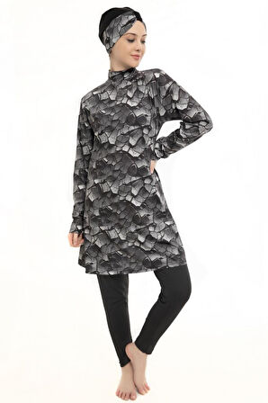 Form Angel Kadın Büyük Beden Tam Kapalı Tesettür Mayo 1730-19