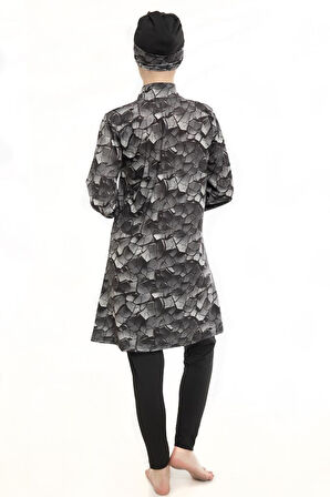 Form Angel Kadın Büyük Beden Tam Kapalı Tesettür Mayo 1730-19