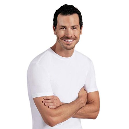 6 lı Paket Şahinler E003 Erkek Sıfır Yaka Kısa Kol Fanila Atlet