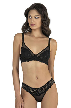 Fabony Kadın Dantelli Bralet Sütyen Külot Takımı 4170