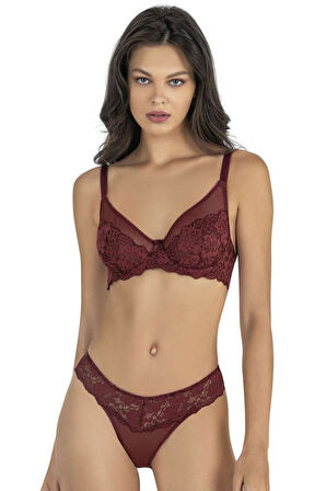Fabony Bayan Dantelli Bralet Sütyen Külot Takımı 4170