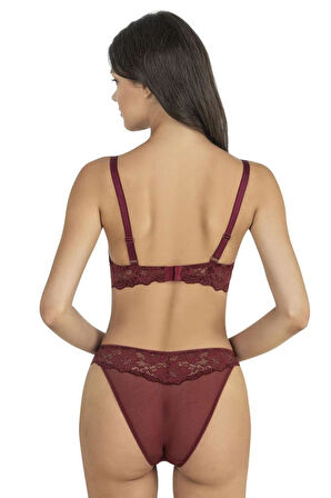 Fabony Bayan Dantelli Bralet Sütyen Külot Takımı 4170