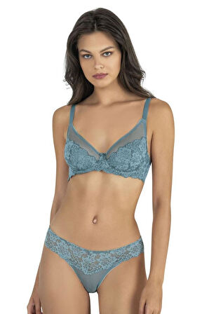 Fabony Bayan Dantelli Bralet Sütyen Külot Takımı 4170