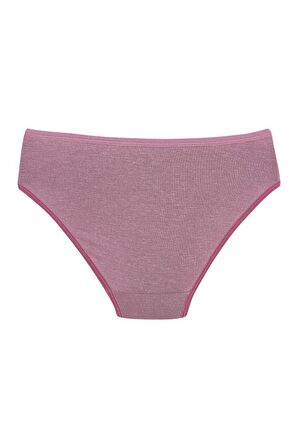 12 Adet Yıldız Bayan Bambu Bikini Külot Gül Kurusu 3909