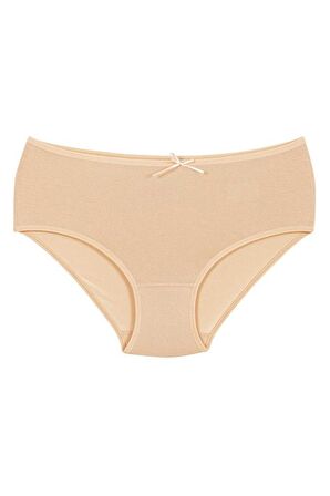 12 Adet Yıldız Kadın Bambu Bato Külot Ten 3923