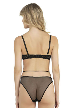 Fabony Kadın Dantelli İpli Sütyen Külot Takımı 4230