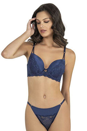 Fabony Bayan Dantelli Soft Kap Sütyen Külot Takımı 4280