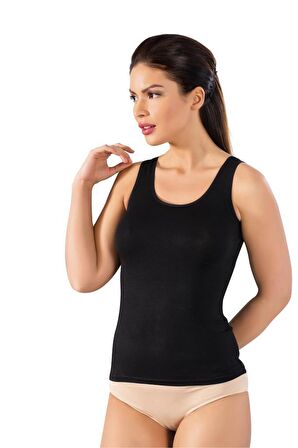 Lüx Drm Kadın Ribana Geniş Askılı Atlet Renk Seçenekli 051