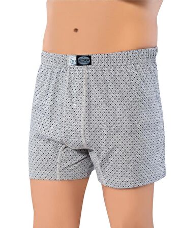 Lüx Drm Erkek Desenli Penye Boxer Short Pamuklu 312