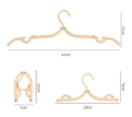 Katlanabilir Portatif Elbise Askısı 5 Adet