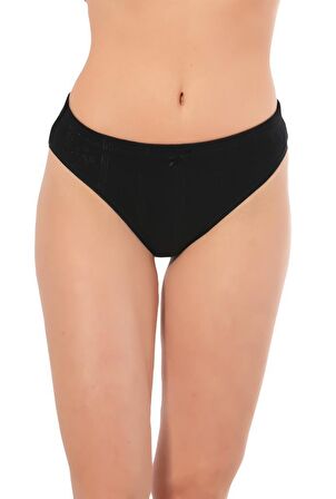 5 Adet Lüx Drm Bayan Jakarlı Bikini Külot Slip Renk Seçenekli 099
