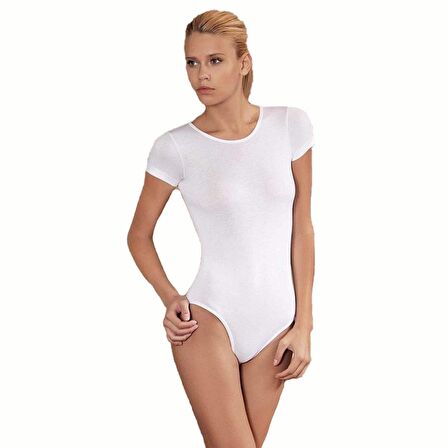 Şahinler Kısa Kollu Bisiklet Yaka Çıtçıtlı Body MB860