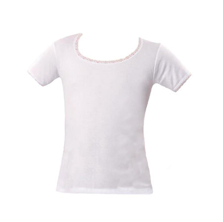 6 Adet Anıt Kız Çocuk Ribana Bisiklet Yaka Fanila Atlet 4509