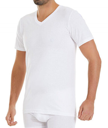 3 Adet Yıldız Erkek Ribana V Yaka Kısa Kollu Fanila Atlet 23