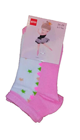 12 Çift Şirin Kız Çocuk Patik Çorap 2309