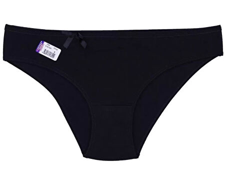 12 Adet Sedef Yıldızı Likralı Bayan Düz Bikini Külot 1065