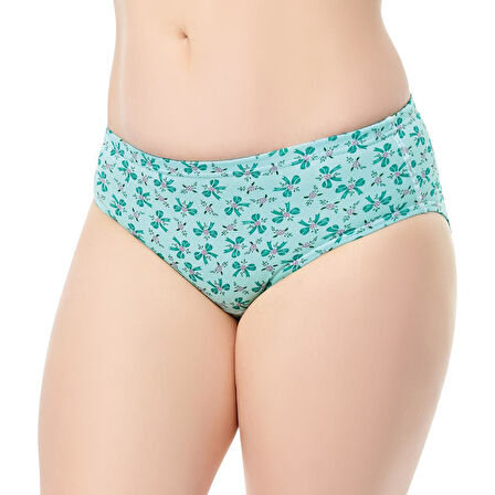 12 li Paket Seher Yıldızı Kadın Pastel Külot Karışık Renk