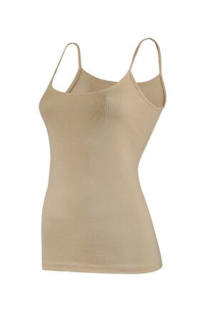 3 Adet Yıldız Kadın Ribana Biyeli İp Askılı Atlet 2026