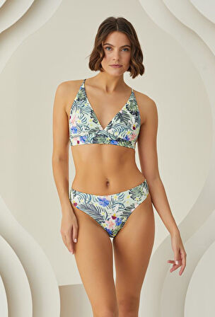 Nbb Bayan Desenli Bikini Mayo 51577