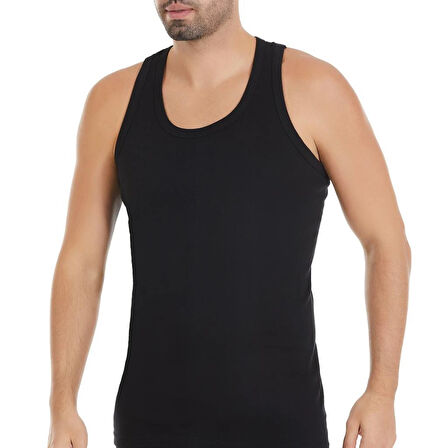 3 Adet Yıldız Erkek Ribana Sporcu Atleti Pamuklu Siyah 17