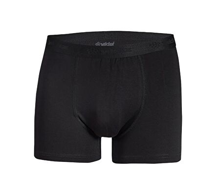 6 Adet Yıldız Erkek Modal Likralı Boxer Short Siyah 40