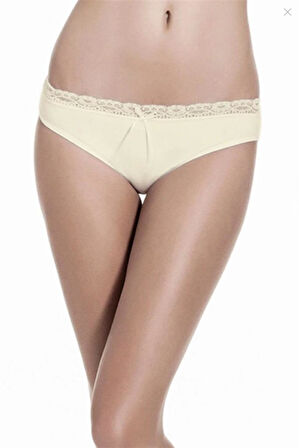 Çift Kaplan Kadın Dantelli Bikini Külot 609