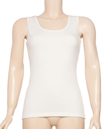 Yıldız Kadın Termal Geniş Askılı Atlet Ekru 2320