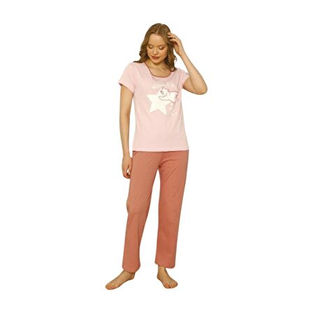 Özlem Kadın Kısa Kollu Pijama Takımı 4000