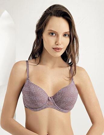 Şahinler Kadın Dantelli Dolgusuz İçi Boş Desteksiz Sütyen 13200B