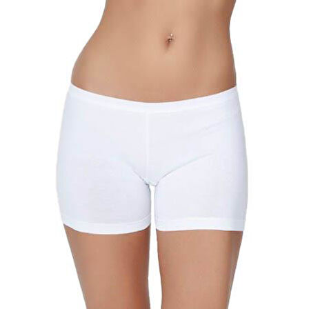Çift Kaplan Bayan Elastanlı Kısa Şort Boxer 627