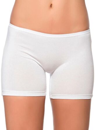 Özkan Kadın Likralı Şort Boxer Renk Seçenekli 0412