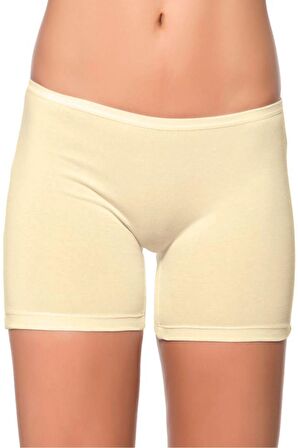 Özkan Kadın Likralı Şort Boxer Renk Seçenekli 0412