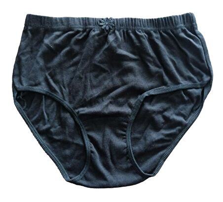 6 lı Paket Paket Özlem Kadın Düz Renk Bato Külot