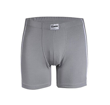 3 Adet Yıldız Erkek Likralı Modal Boxer Short Gri 107