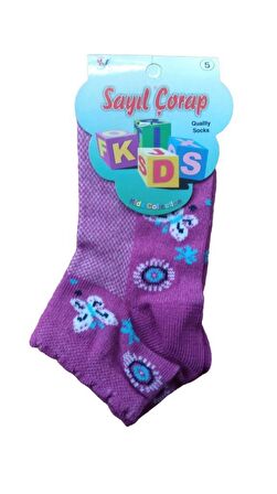 12 Çift Sayıl Kız Çocuk Spor Çorap Kısa Patik Çorap