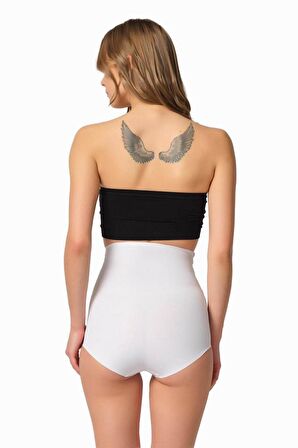 Emay 2842 Kadın Yüksek Bel Lazer Kesim Slip Korse