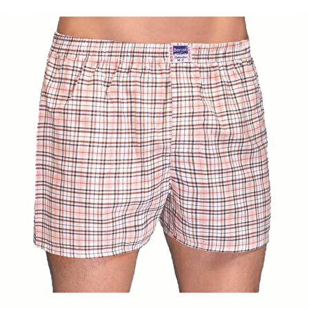 5 li Paket Berrak Erkek Desenli Poplin Boxer Karışık Renk 1052