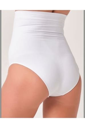 Sistina Beyaz Kadın Dikişsiz Slip Korse 780