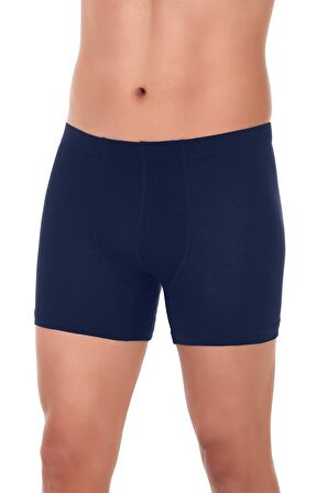 6 Adet Yıldız Erkek Bambu Boxer Short Lacivert 323