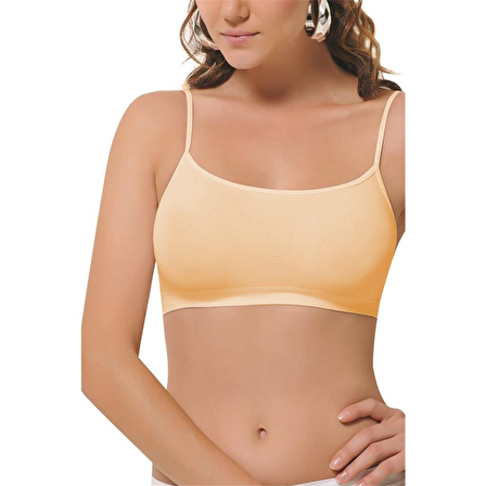 Nbb Kadın Dikişsiz İp Askılı Yarım Atlet Sütyen Büstiyer 2415
