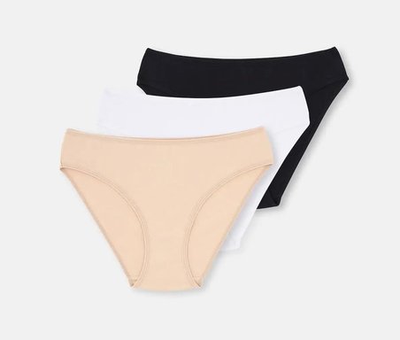 3 lü Paket Dagi Kadın Klasik Slip Külot 5113KC