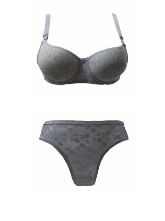 Miss Perry Kadın Desteksiz Sütyen Külot Takımı Sütyen Takımı TK02