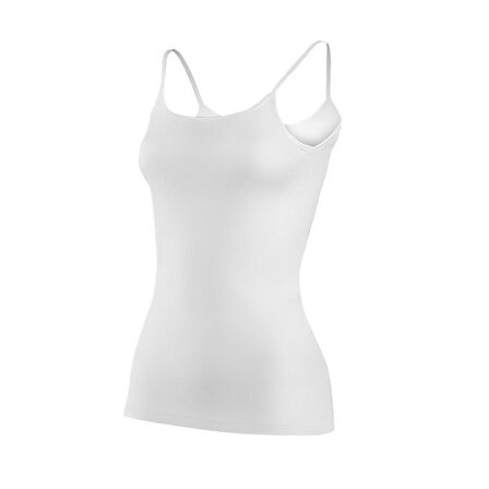 6 Adet Yıldız Kadın Modal Süper İnce İp Askılı Atlet Beyaz 2245