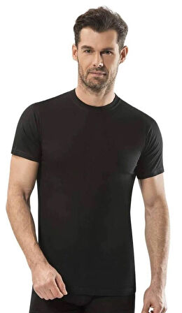 6 Adet Anıt Erkek Modal Sıfır Yaka Kısa Kollu Fanila Atlet 1203