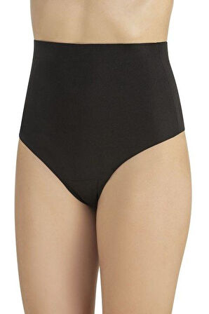 Fabony Kadın Lazer Kesim Yüksek Bel String Külot Korse 2010B