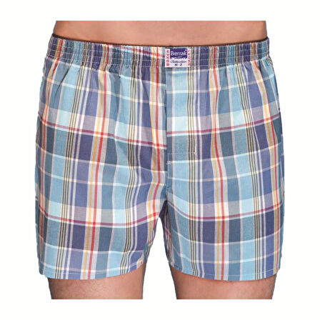 10 Adet Berrak Erkek Havlu Kemer Poplin Boxer Short 1070