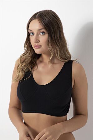 6 lı Paket Özlem Kadın Yarım Atlet Sütyen 1405