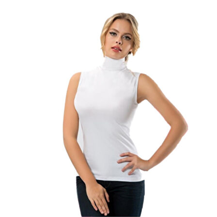 6 Adet Anıt kadın Balıkçı Yaka Sıfır Kollu Fanila Atlet 2811