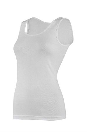 6 Adet Güryıldız Kadın Büyük Beden Ribana Geniş Askı Atlet 20003